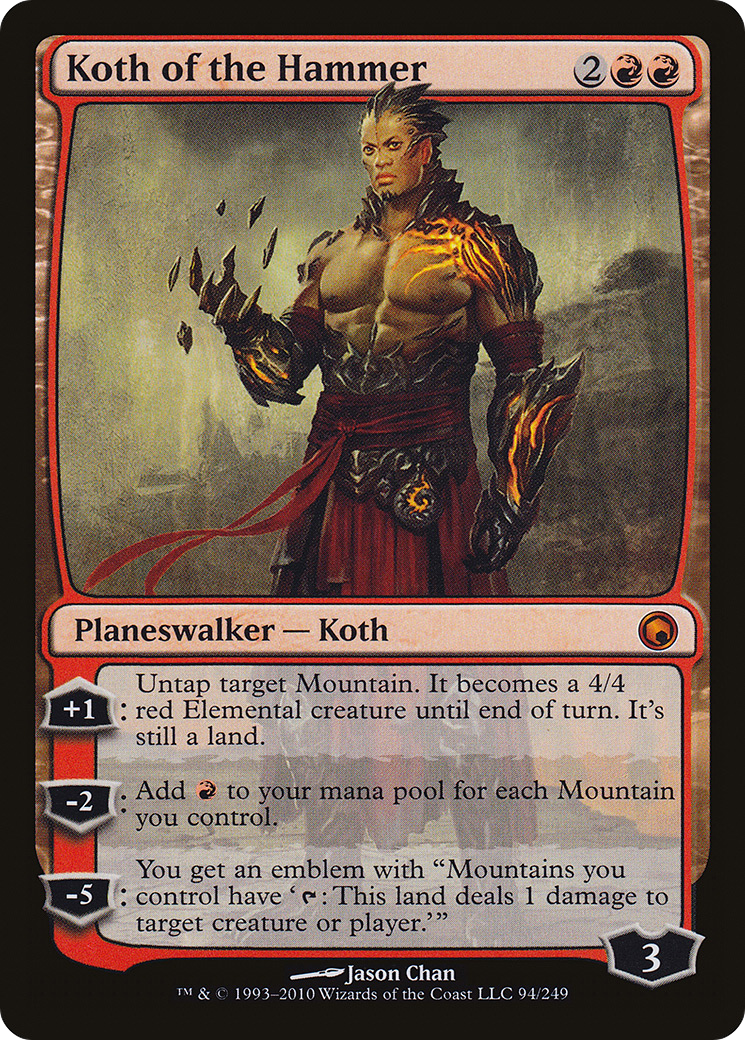 Koth of the Hammer (094) Foil - Scars of Mirrodin