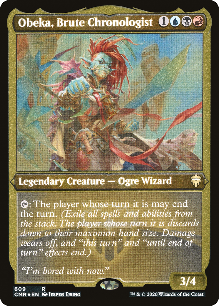 Obeka, Brute Chronologist (609) Foil - Commander Legends