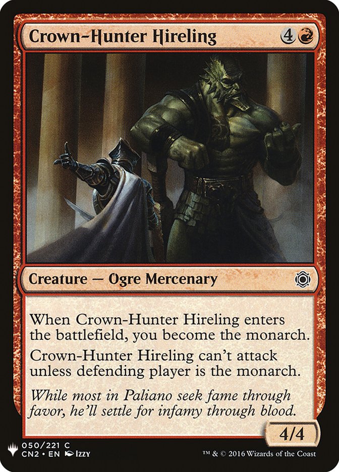 Crown-Hunter Hireling [Mystery Booster] | Silver Goblin