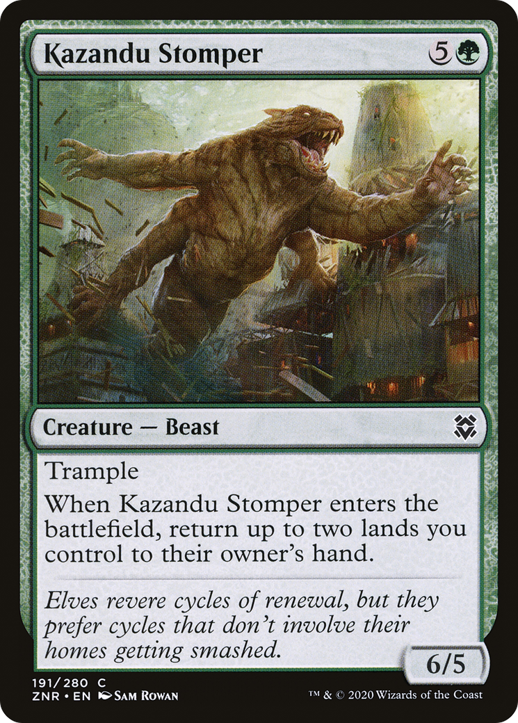 Kazandu Stomper (191) - Zendikar Rising