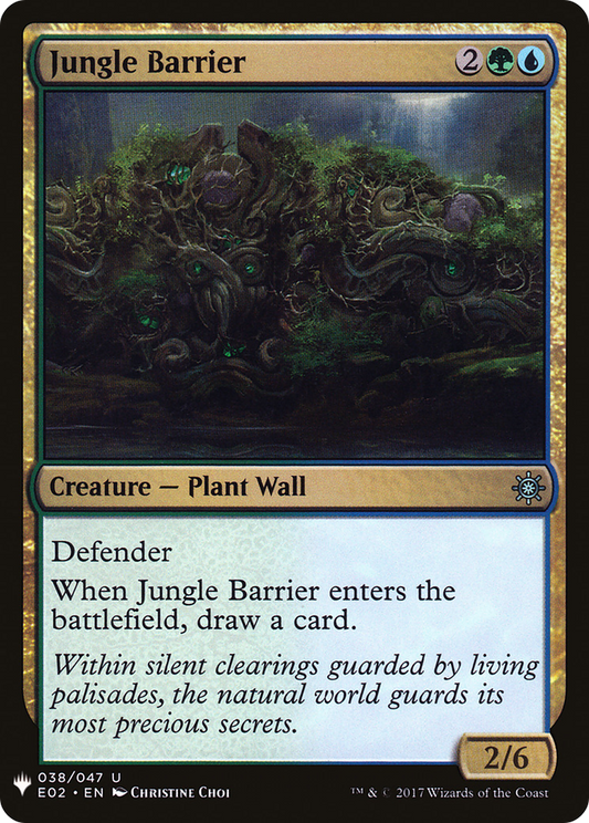 Jungle Barrier (E02-38) - The List