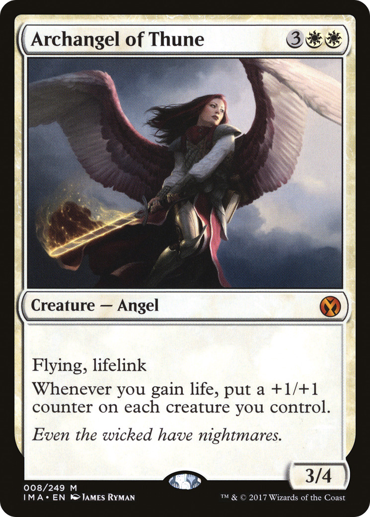 Archangel of Thune (008) Foil - Iconic Masters
