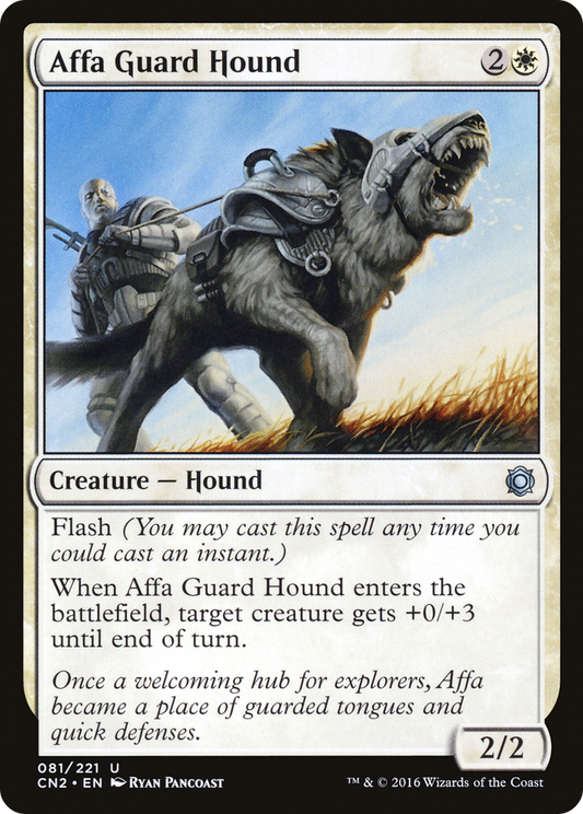Affa Guard Hound (081) Foil - Conspiracy: Take the Crown