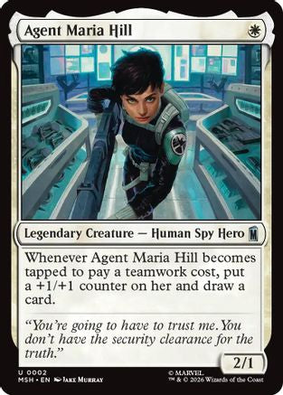 Agent Maria Hill (002) - Marvel Super Heroes