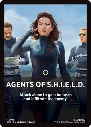 Agents of S.H.I.E.L.D. (Jumpstart Front Card) (011) - Commander: Marvel Super Heroes