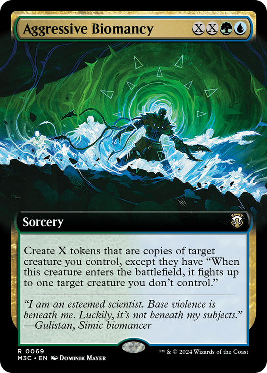 Aggressive Biomancy (Extended Art) (069) - Commander: Modern Horizons 3