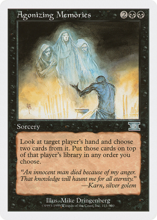 Agonizing Memories (111) - Classic Sixth Edition