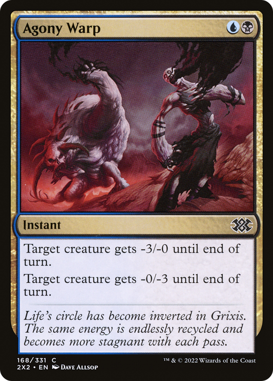 Agony Warp (168) Foil - Double Masters 2022