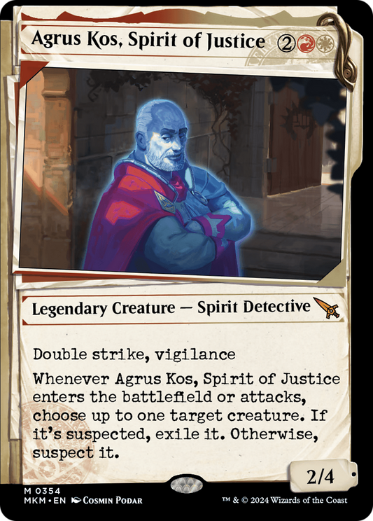 Agrus Kos, Spirit of Justice (Showcase) (354) - Murders at Karlov Manor Foil
