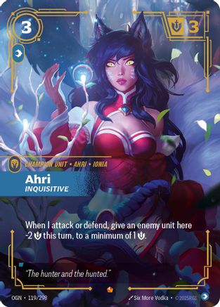 Ahri – Inquisitive (119) Foil - Origins