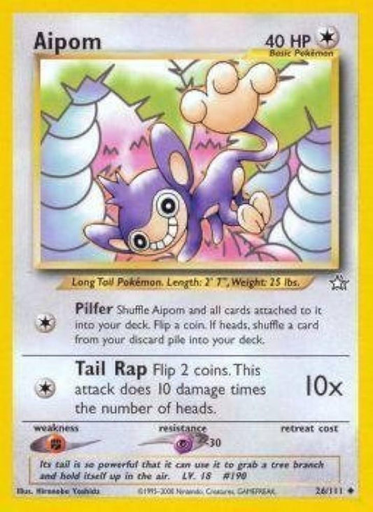 Aipom (26) (Unlimited) - Neo Genesis
