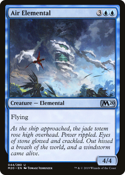 Air Elemental (044) - Core Set 2020 Foil