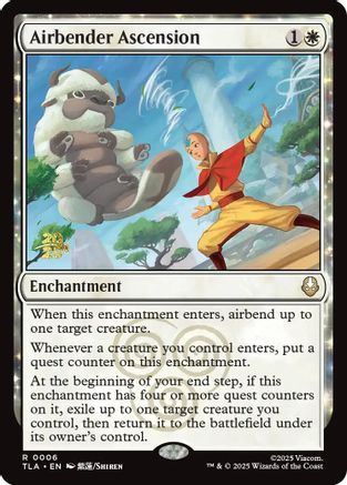 Airbender Ascension (Prerelease) (006) Foil - Avatar: The Last Airbender
