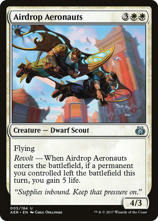 Airdrop Aeronauts (005) Foil - Aether Revolt