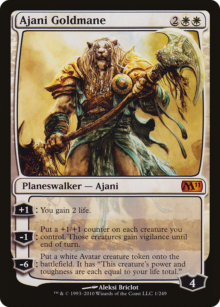 Ajani Goldmane (001) Foil - Magic 2011