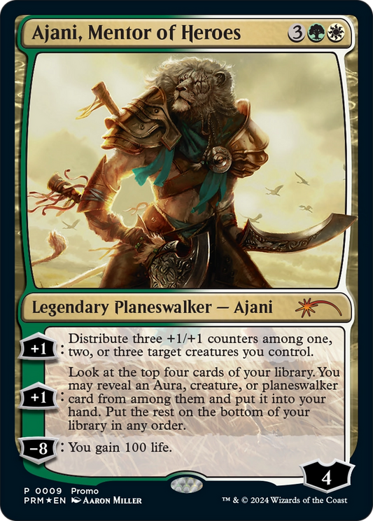 Ajani, Mentor of Heroes (009) Foil - Media Promos