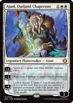 Ajani, Outland Chaperone (Promo Pack) (004) - Lorwyn Eclipsed