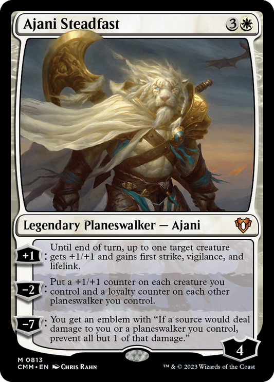 Ajani Steadfast (813) - Commander Masters