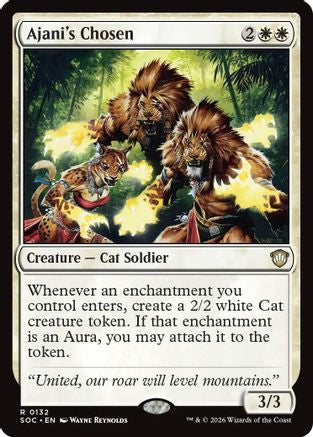 Ajani's Chosen (132) - Commander: Secrets of Strixhaven