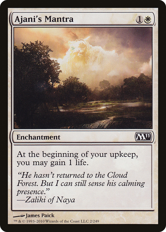 Ajani's Mantra (002) Foil - Magic 2011