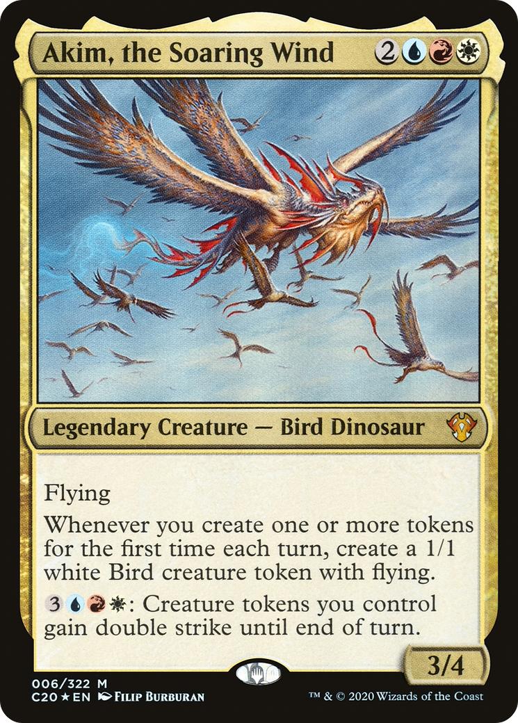 Akim, the Soaring Wind (006) - Commander 2020