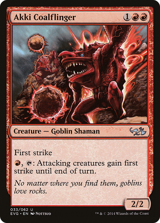 Akki Coalflinger (033) - Duel Decks Anthology: Elves vs. Goblins