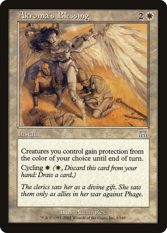 Akroma's Blessing (001) Foil - Onslaught