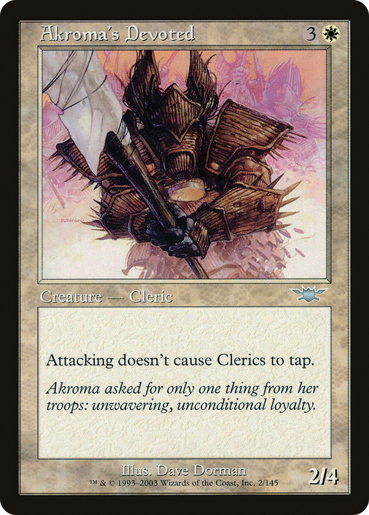 Akroma's Devoted (002) Foil - Legions
