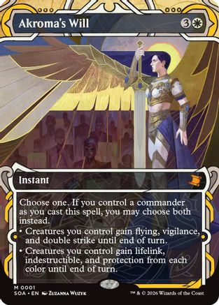 Akroma's Will (001) Foil - Secrets of Strixhaven: Mystical Archive
