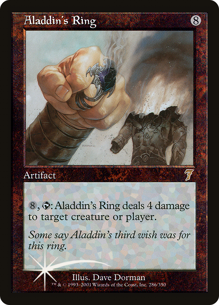 Aladdin's Ring (286) Foil - Seventh Edition