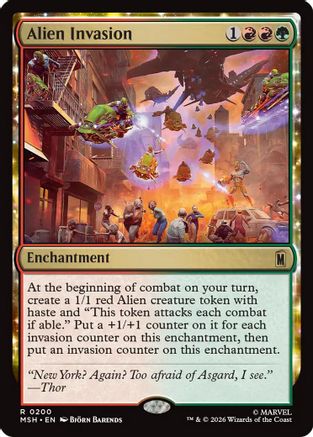 Alien Invasion (200) Foil - Marvel Super Heroes