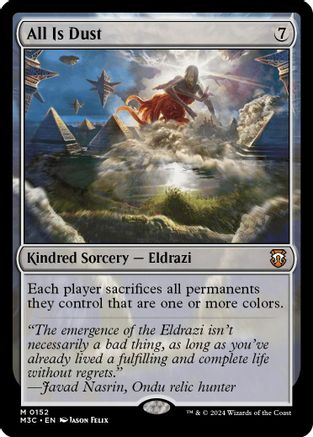 All Is Dust (152) Ripple Foil - Commander: Modern Horizons 3