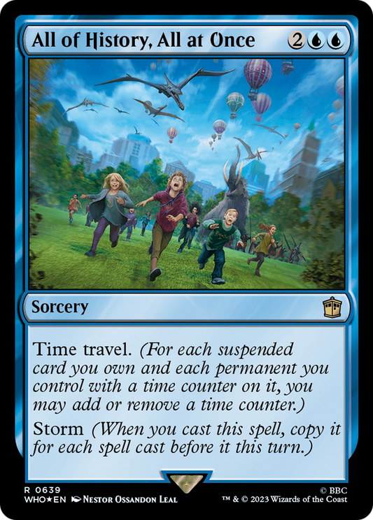 All of History, All at Once (639) Surge Foil - Doctor Who