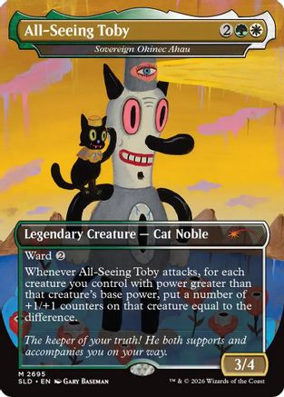 All-Seeing Toby – Sovereign Okinec Ahau (2695) - Secret Lair Drop Series
