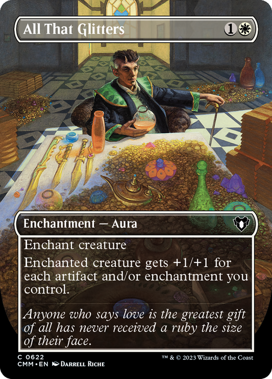 All That Glitters (Borderless) (622) - Commander Masters