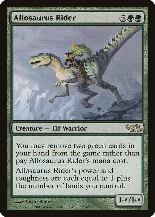 Allosaurus Rider (002) - Duel Decks: Elves vs. Goblins
