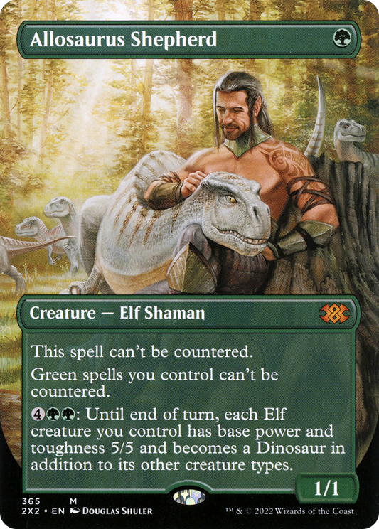 Allosaurus Shepherd (Borderless) (365) - Double Masters 2022
