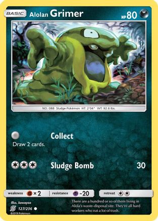 Alolan Grimer (127) Reverse Holofoil - Unified Minds