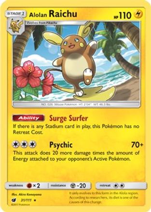 Alolan Raichu (Deck Exclusives) (31) - Crimson Invasion