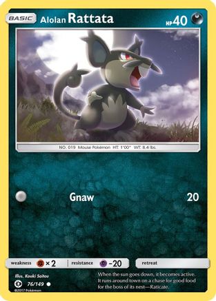 Alolan Rattata (76) - Sun & Moon