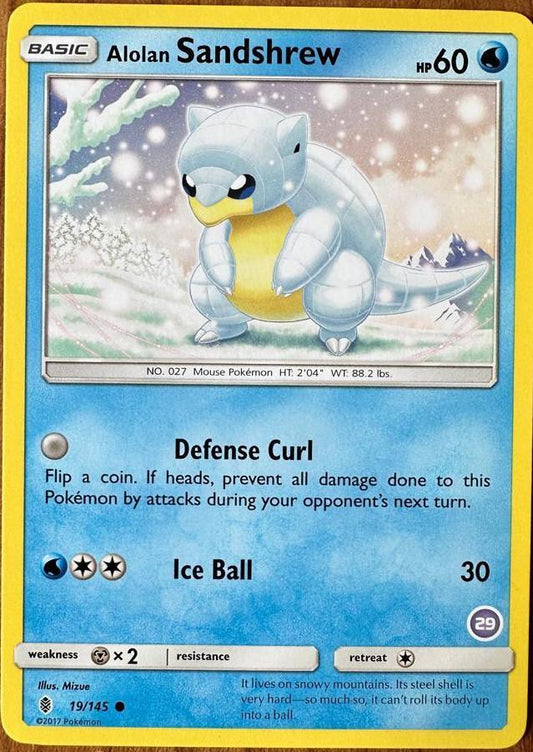 Alolan Sandshrew (29) - Trainer Kit: Alolan Sandslash & Alolan Ninetales