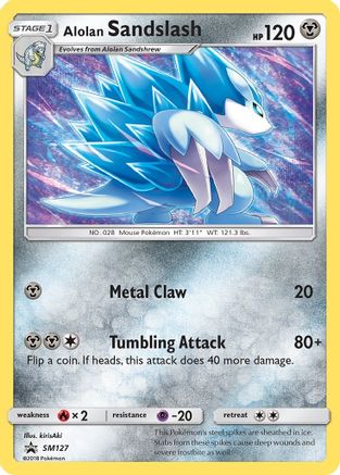 Alolan Sandslash (SM127) Holofoil - Black Star Promos
