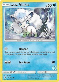 Alolan Vulpix (29) - Trainer Kit: Alolan Sandslash & Alolan Ninetales
