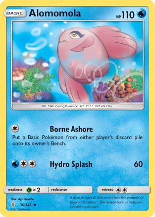 Alomomola (36) Reverse Holofoil - Guardians Rising
