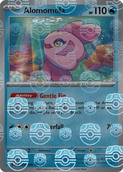 Alomomola (Master Ball Pattern) (24) Reverse Holofoil - Black Bolt