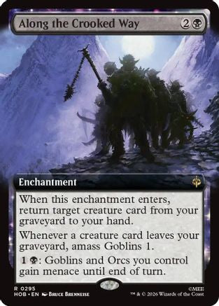 Along the Crooked Way (Extended Art) (295) Foil - The Hobbit
