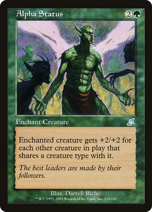 Alpha Status (110) Foil - Scourge