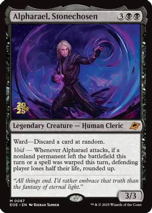Alpharael, Stonechosen (Prerelease) (087) Foil - Edge of Eternities