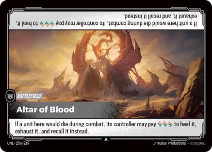 Altar of Blood (206) Foil - Unleashed