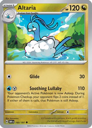 Altaria (160) - Obsidian Flames